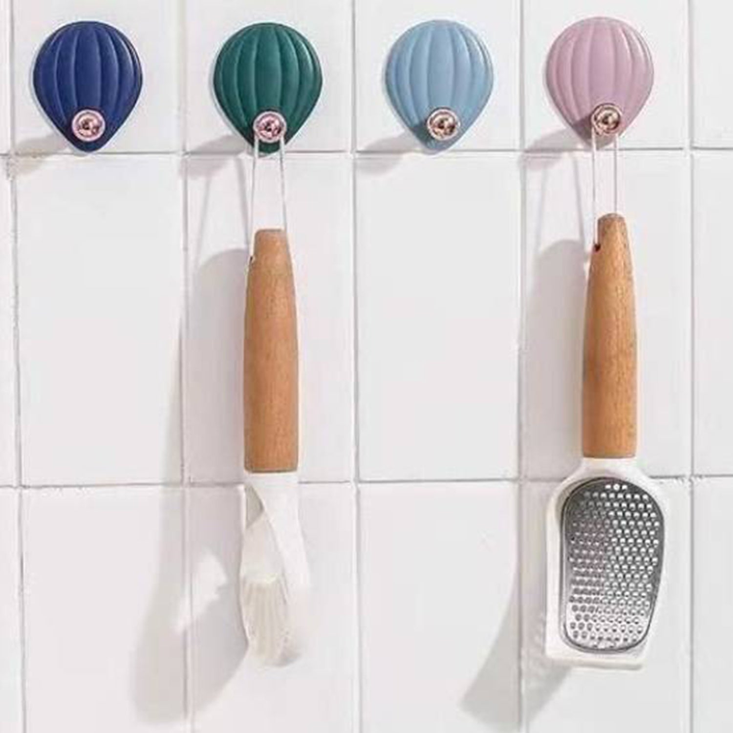 Self Adhesive Wall Hooks Waterproof Adhesive Sticky Stylish Hooks (4 Pc) Self Adhesive Wall Hooks Waterproof Adhesive Sticky Stylish Hooks (4 Pc)